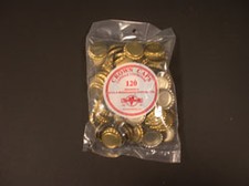 Crown Caps-Gold 120/Bag