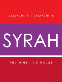 California / Californie -Syrah - Peel & Stick