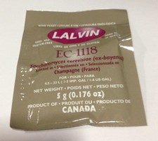 Lalvin Champagne EC-1118 – 5g 100/box